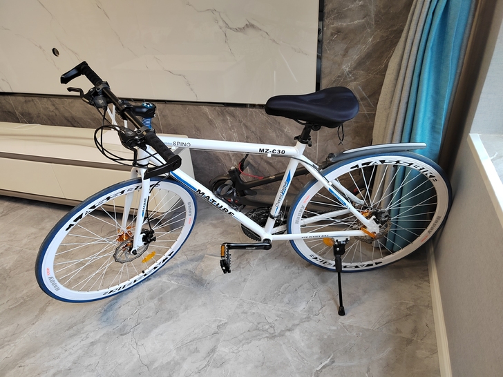 出个95新的公路自行车,家里的败家货说是要...