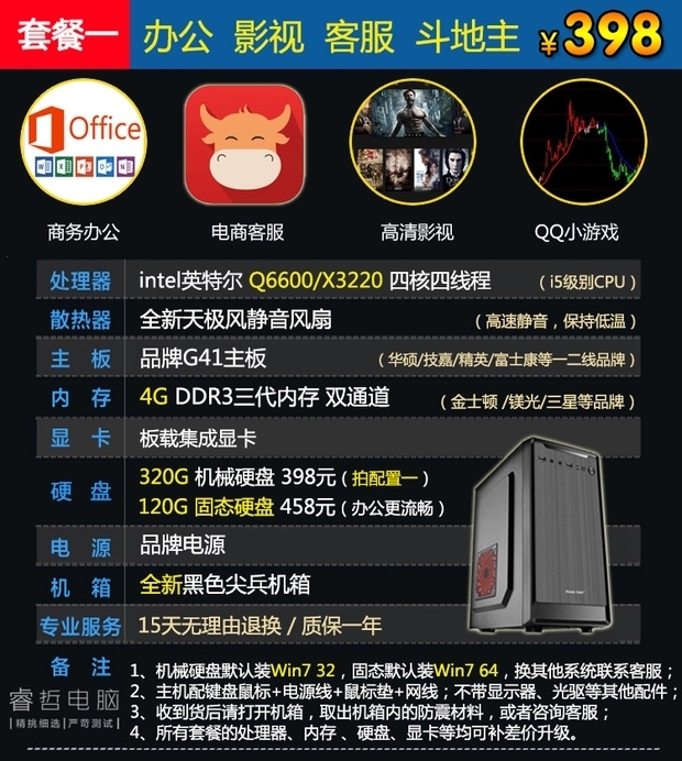 现有闲置电脑主机 260出
