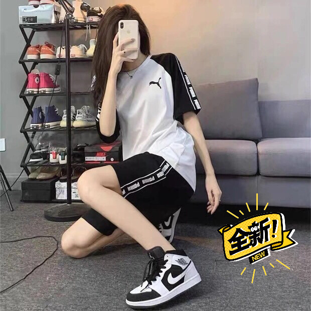 【店铺转手】夏季新款运动套装女短袖短裤潮流...