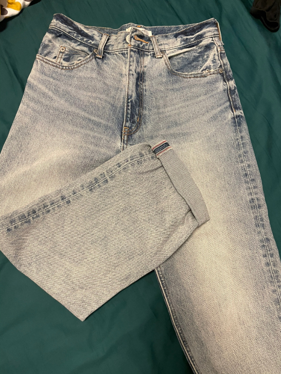 moussy牛仔裤直筒牛仔裤