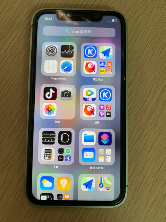 苹果xr改12绿色128g有面容，功能都正...