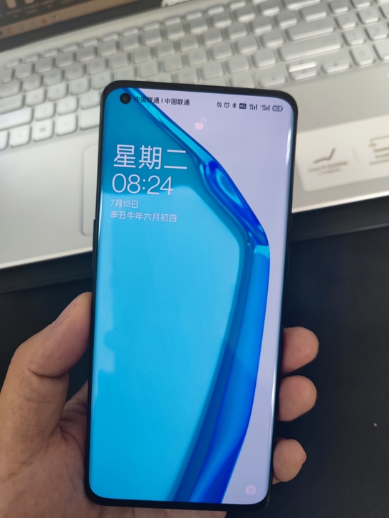 一加9Pro 12+256顶配黑色,成色9...