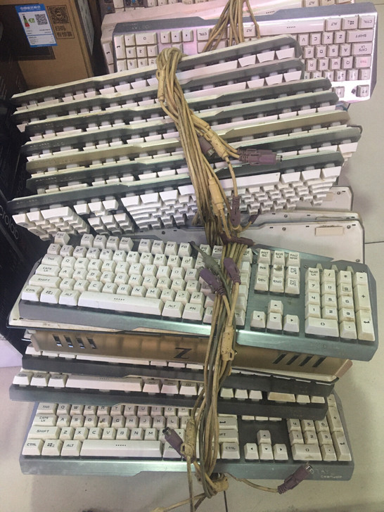 游戏键盘处理 100多台网吧产品全部处理...