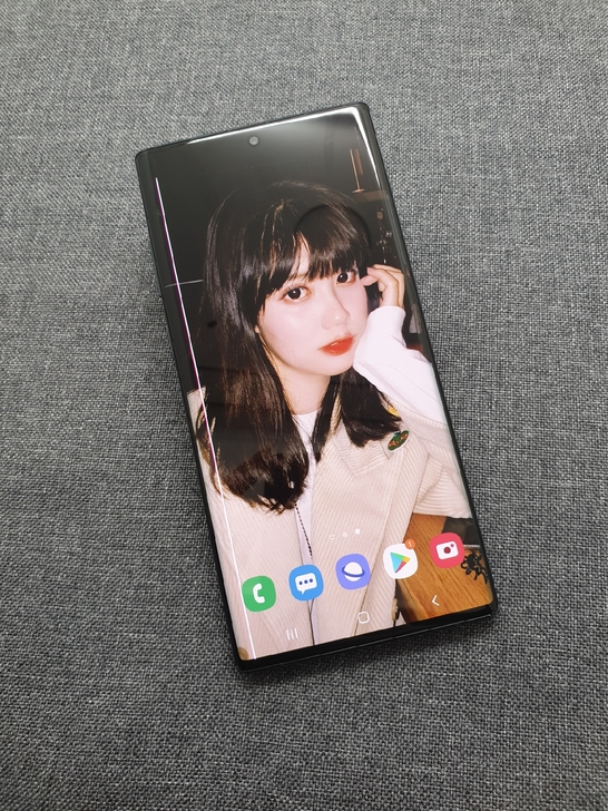 几乎全新三星note10+全网通全面屏曲面...