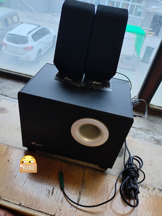 书架音箱。桌面音响 电脑音箱 带3.5mm...
