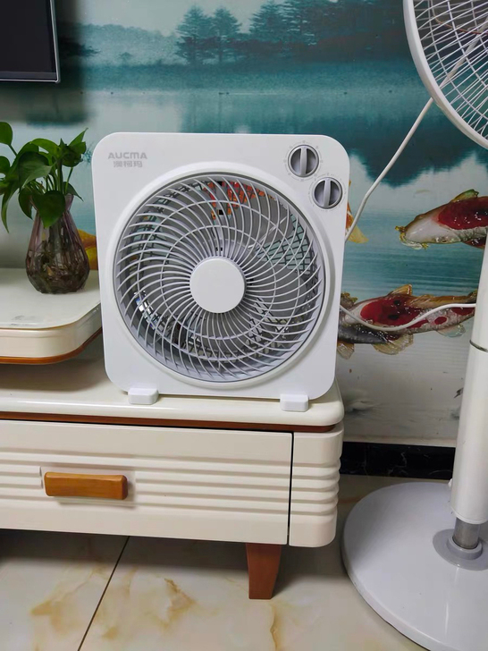 澳柯玛电风扇 台式家用转页扇台扇学生床上小...