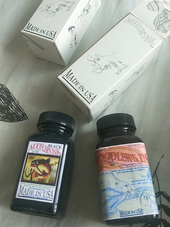 鱼水 彩墨 永恒黑 北极熊棕 墨水 两瓶 ...
