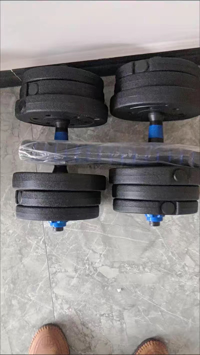 工作室不开了，回血便宜转几套蓝杆哑铃，全新...