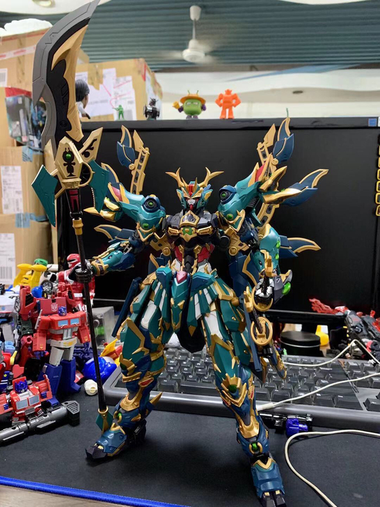 藏道模型青龙异端改成品高达模型玩具