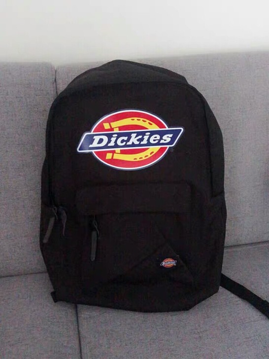 Dickies书包潮牌经典彩色LOGO大容...