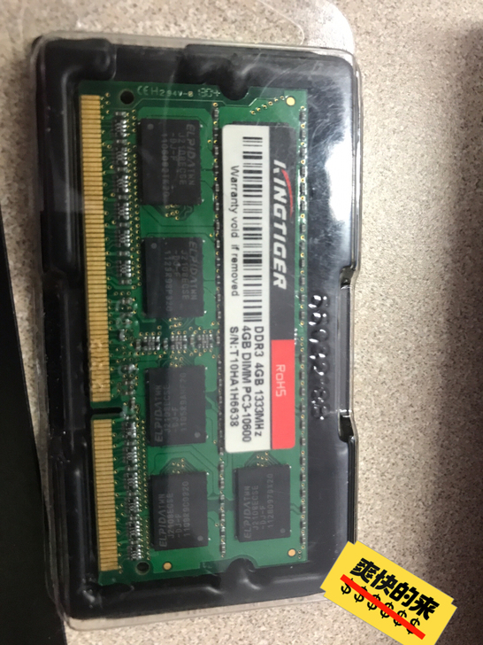 笔记本不用了,ddr3 4g金士顿内存闲置...