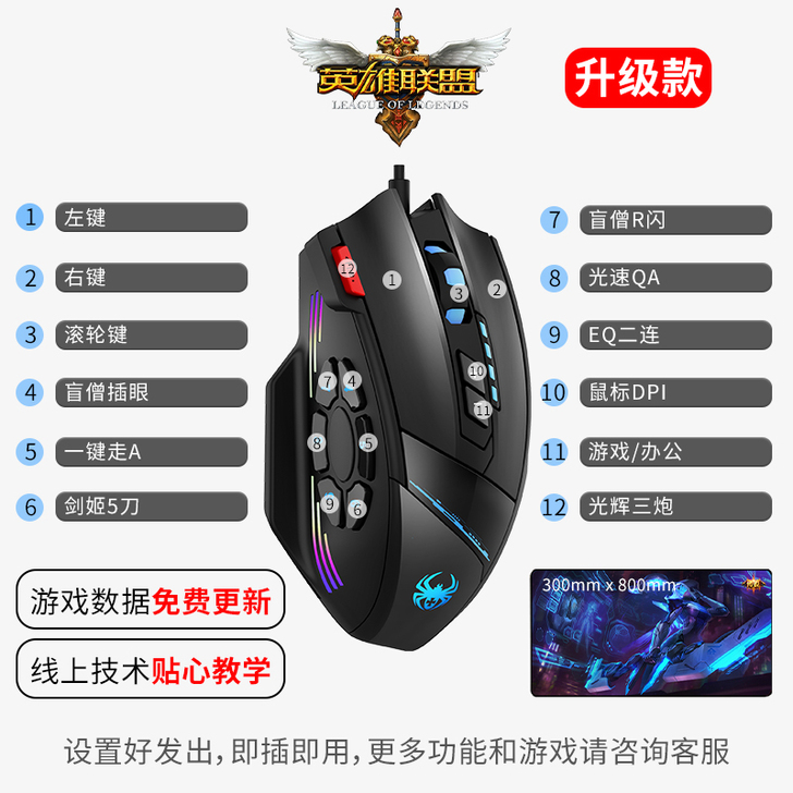 掌握者 有线鼠标