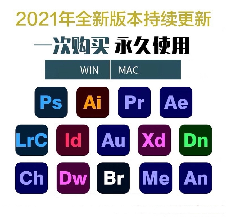 Adobe全家桶PS/PR/AE/AI a...