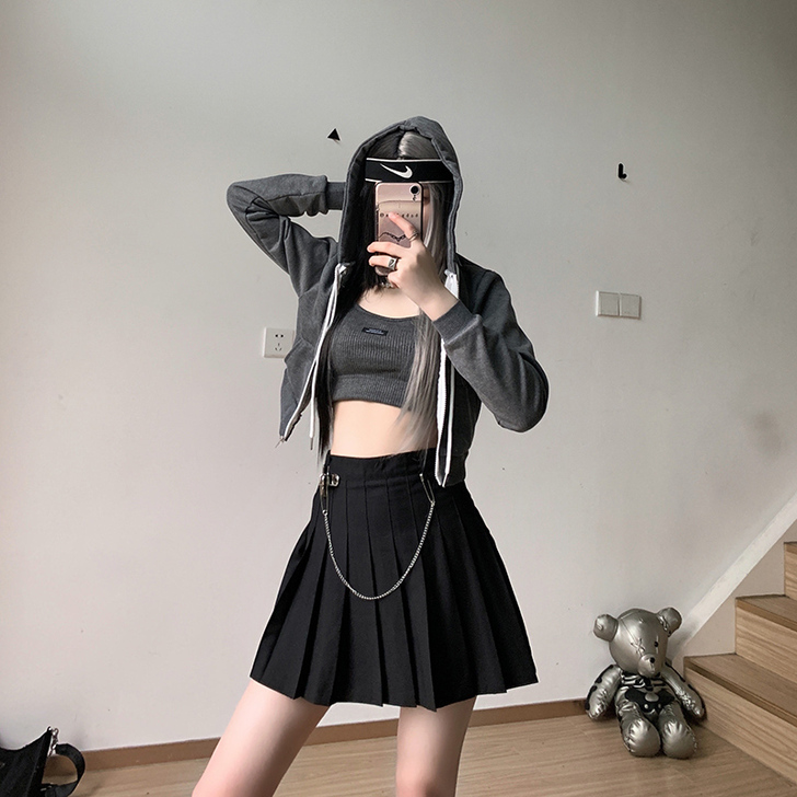 一次未穿 白色百褶裙