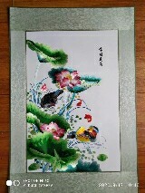 清仓刺绣画，尺寸50*70，手机照实物图，...