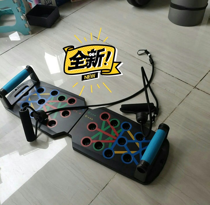 包邮全新可折叠多功能俯卧撑训练板多功能健身...