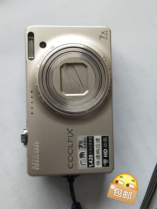 尼康s6000二手数码相机,7倍光学变焦,...