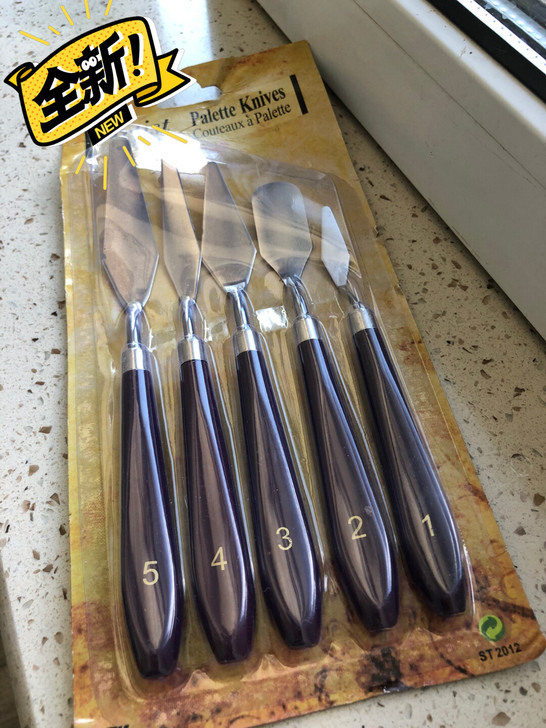 包邮颜料套装5件套调色刀水粉调色刀丙烯油画...