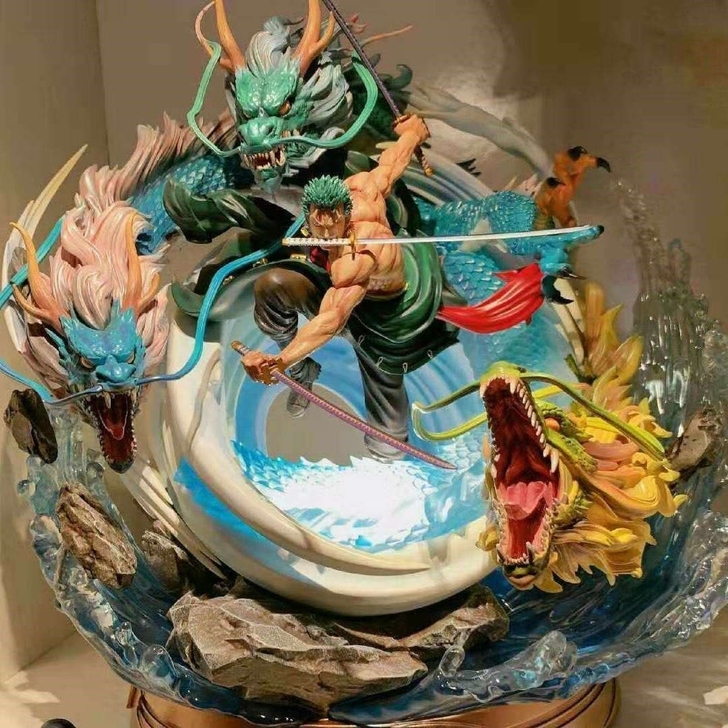 海贼王龙卷索隆手办清仓【实体店倒闭清仓包邮...