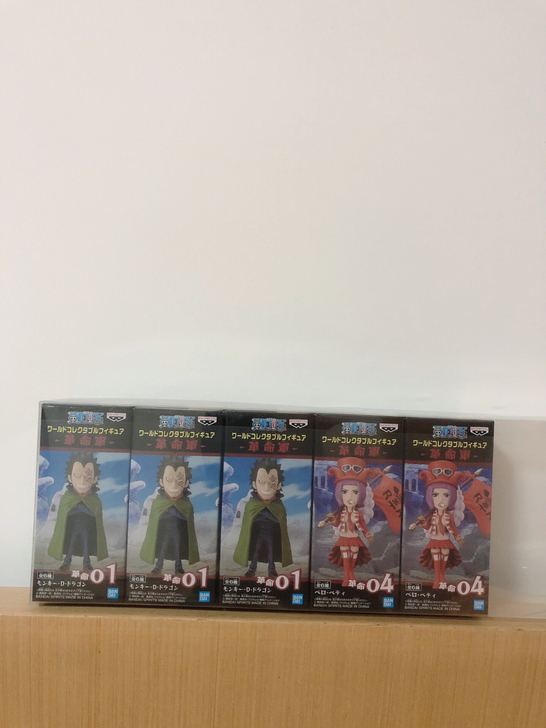 海贼王WCF 7cm 革命军 龙,贝蒂