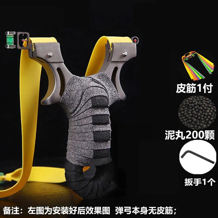 扁皮弹弓高精度强大威力快压免绑不锈钢弹工户...
