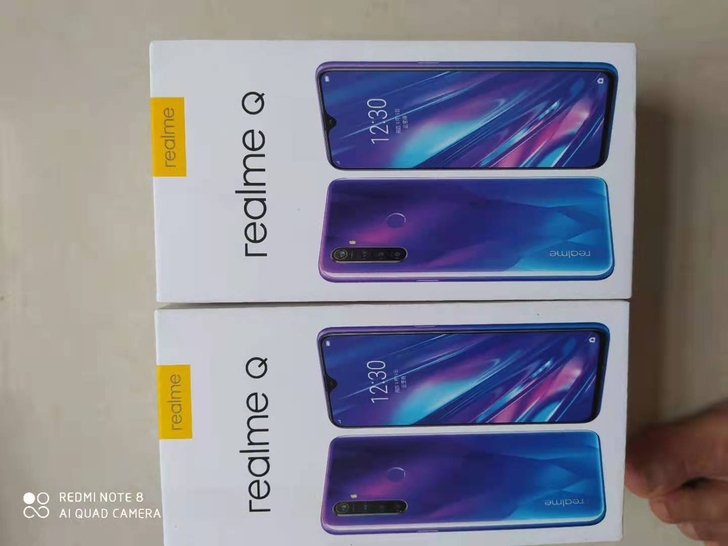 全新手机realme 假一赔十真我Q 4G...