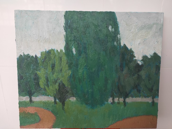 风景油画，创作油画。可以装饰房间，茶室～