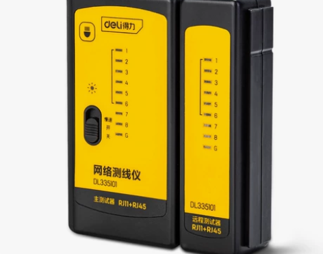 得力POE网络测线仪DL335101网线检...