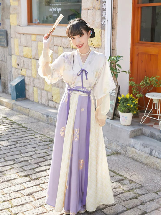 【十三余 小豆蔻儿】[洛神花事] 唐背子圆...