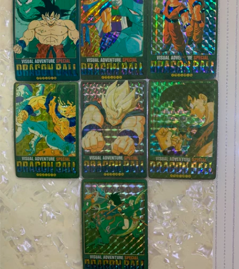 七龙珠风云闪卡    多年收藏的老卡，老卡...