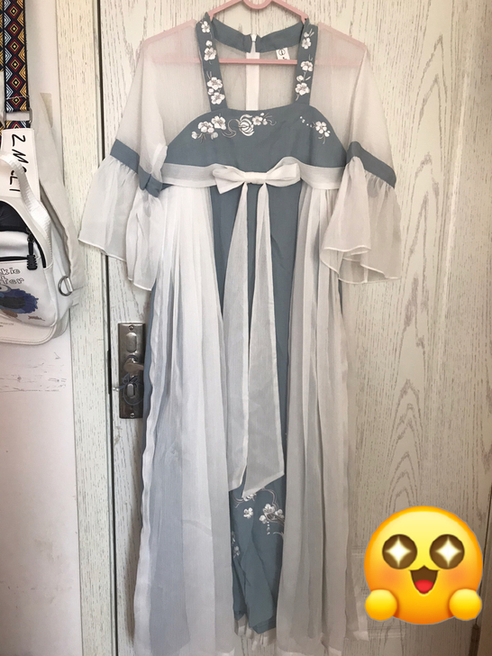 十三余汉服改良款，寻棋，S码，穿过一次出游...