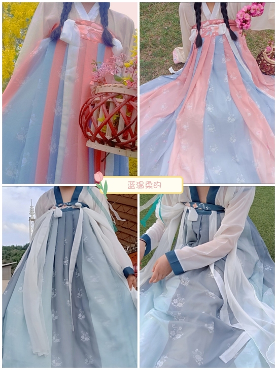 【最后10套】汉服女齐胸襦裙汉元素中国风印...