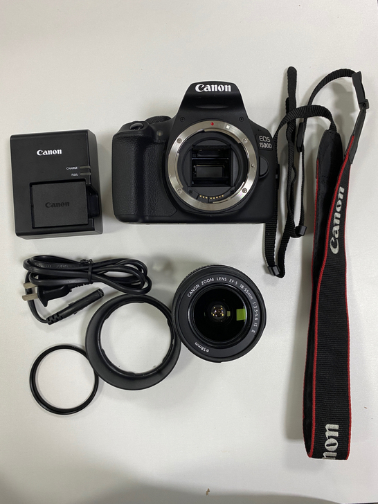 佳能1500D+18-55is二代套机，单...