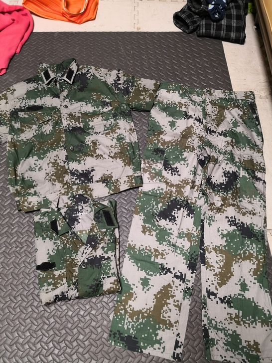 迷彩服 作训服 数码迷彩 劳保工装 野战训...