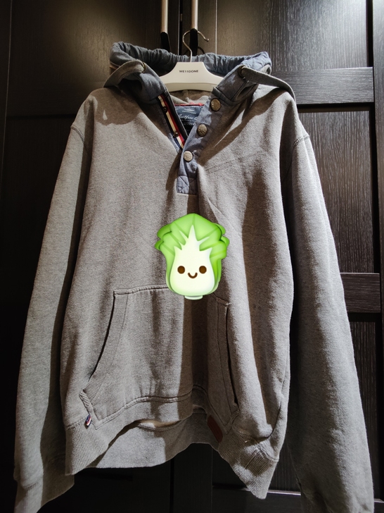 淘宝165买来的,穿了一个秋天,中厚款,九...