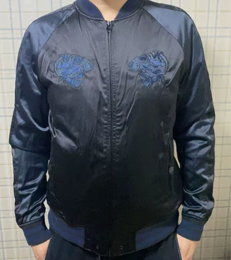 男刺绣棒球服 老虎刺绣 男日式刺绣棒球服 ...