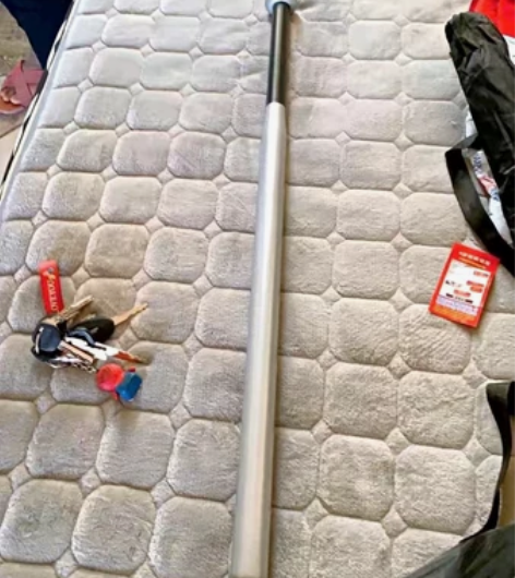 棒球棍 加厚加硬合金钢 黑色棒球杆 车载防...