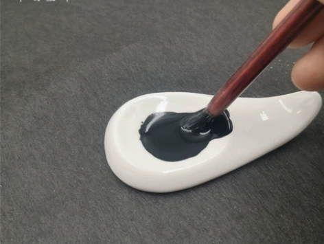 批发小楷毛笔两用笔搁造型素雅使用方便节省墨...