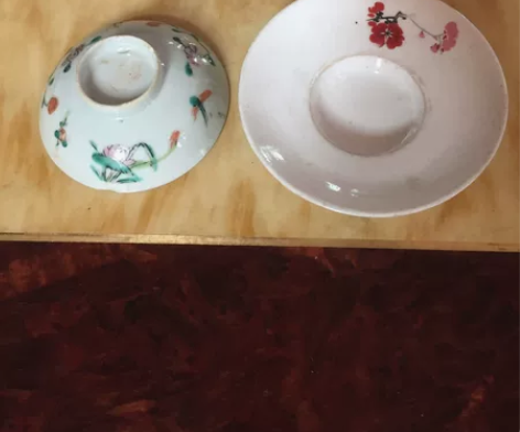 老盖碗盖老茶托,特价包邮不议价,品相如图,...