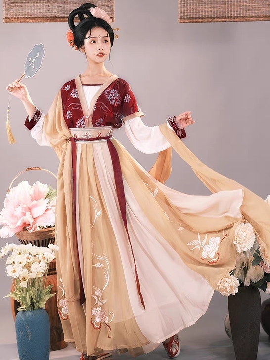 【收】耀春醉芙蓉原创汉服女正品中国风超仙齐...