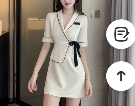 美容院服装性感连衣裙女气质按摩工衣足疗养生...
