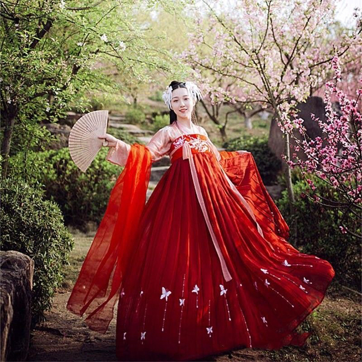 【全新清仓】汉服女全套六米裙摆中国风古装仙...