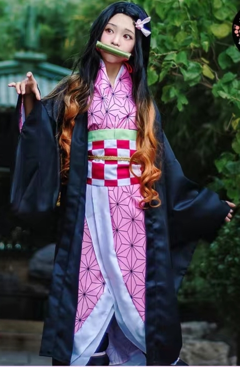 多漫都家鬼灭之刃灶门祢豆子cos服装大全套...