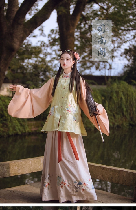 司南阁原创小福星汉服女款明制平价比甲刺绣 ...