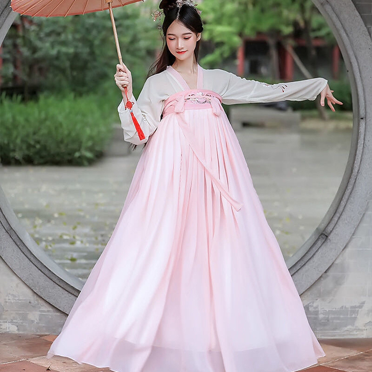 保正全新 汉服套装女学生【樱姬】汉服女春夏...