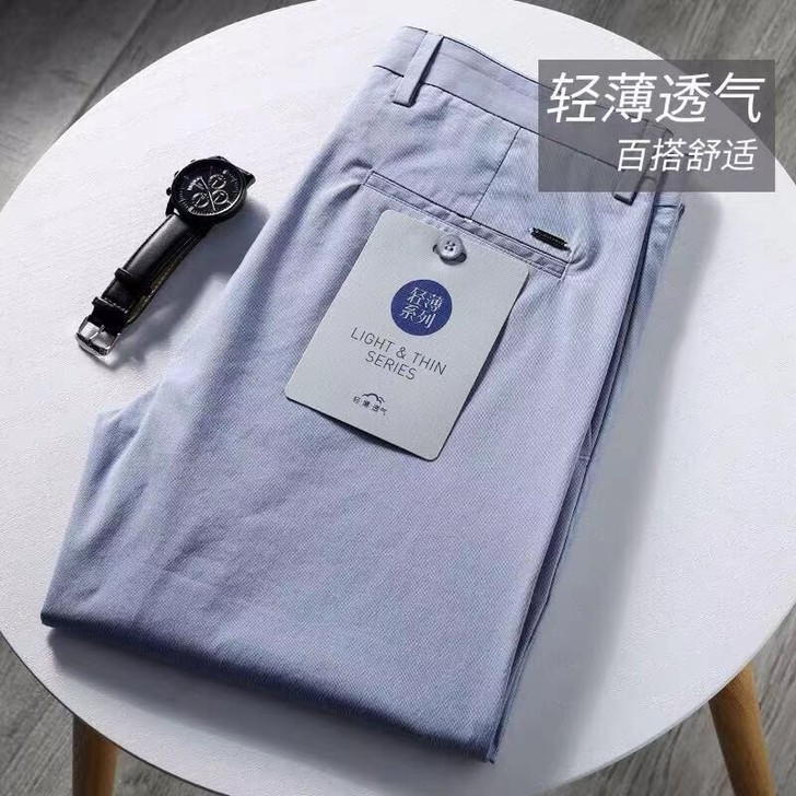 男士夏季薄款浅色休闲裤灰常棒的一条休闲裤,