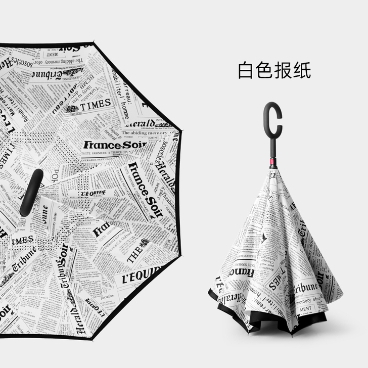 反向雨伞长柄晴雨两用折叠女大号超大双人自动...