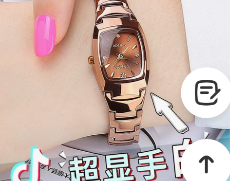 名牌钨钢手表女款防水简约气质女表学生小表盘...
