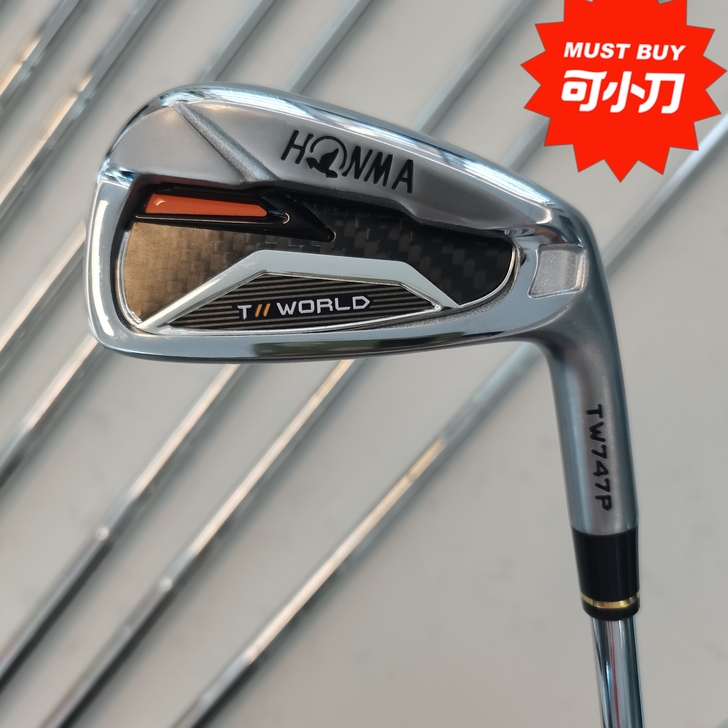 高尔夫球杆 红马honma 747P七号铁...