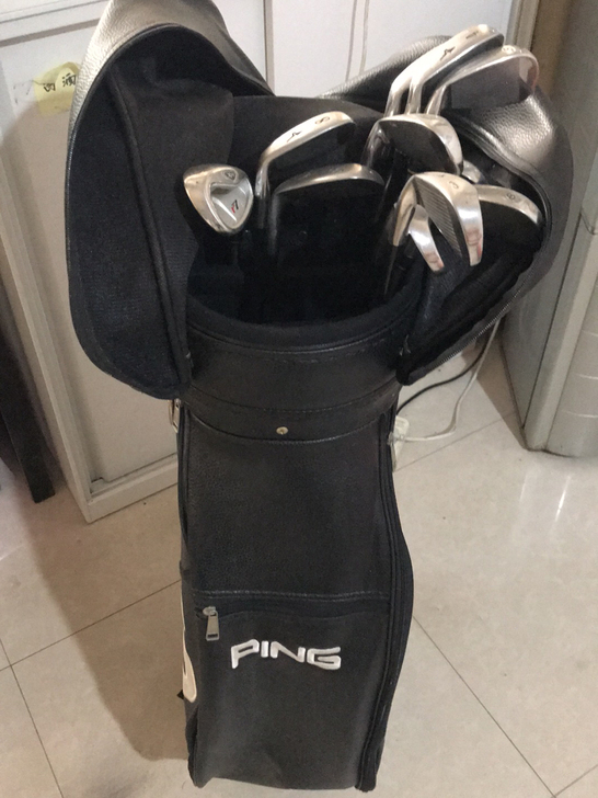 PING品牌高尔夫球杆11根杆买来没有时间...